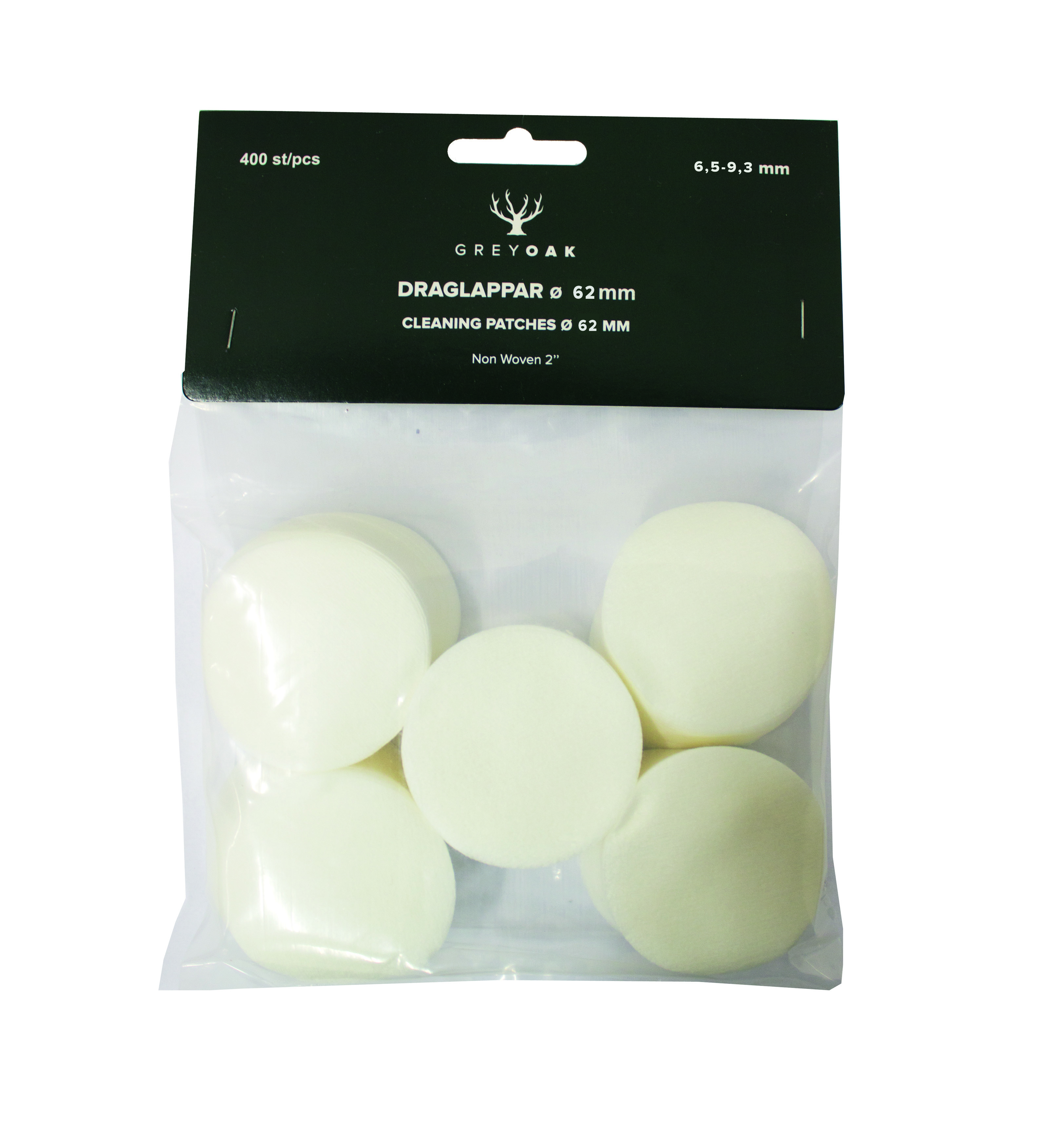 Grey Oak Läsklappar / Draglappar 400st