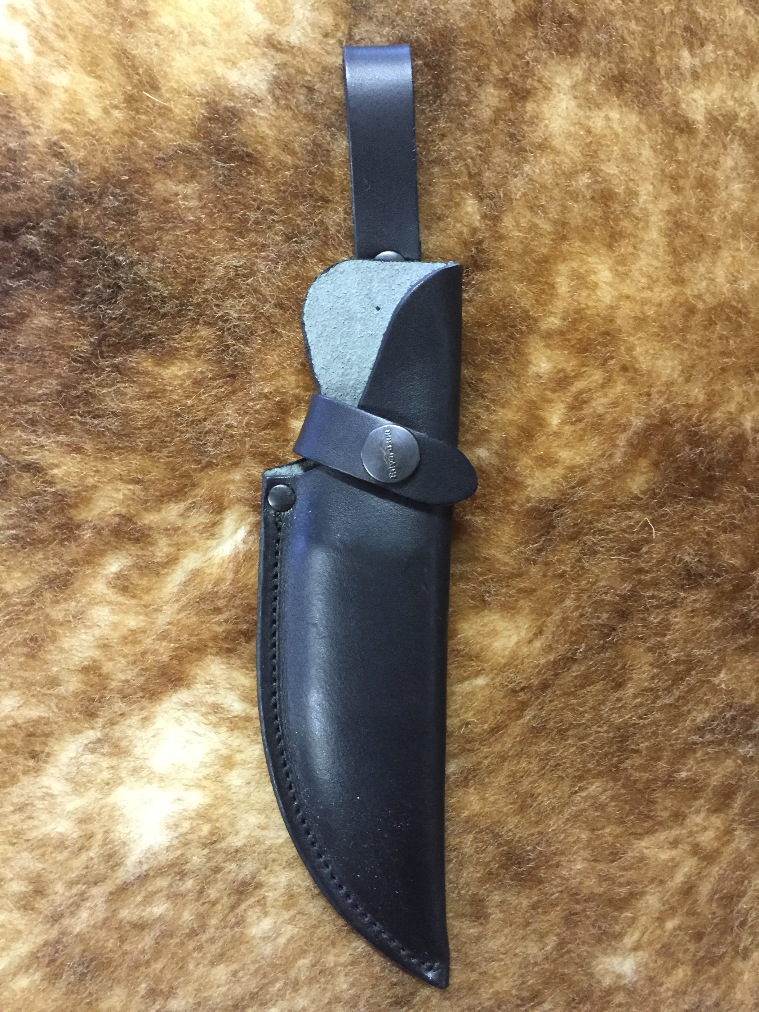 Edvardson Knivslida i läder för EKA SwingBlade - 2
