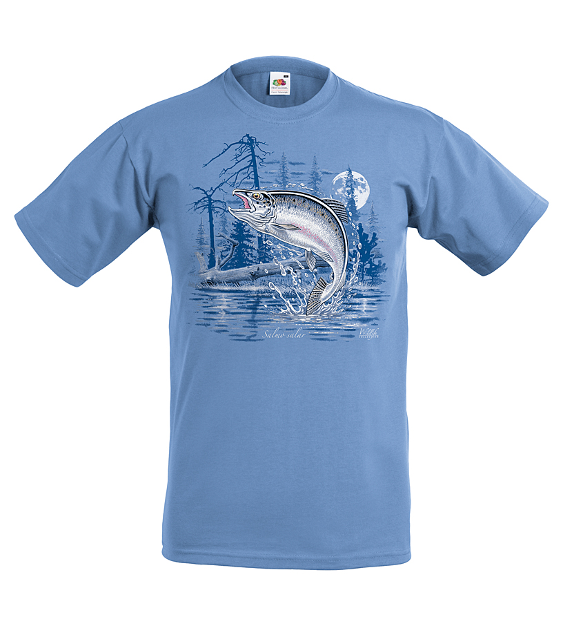 T-Shirt Hoppande Lax