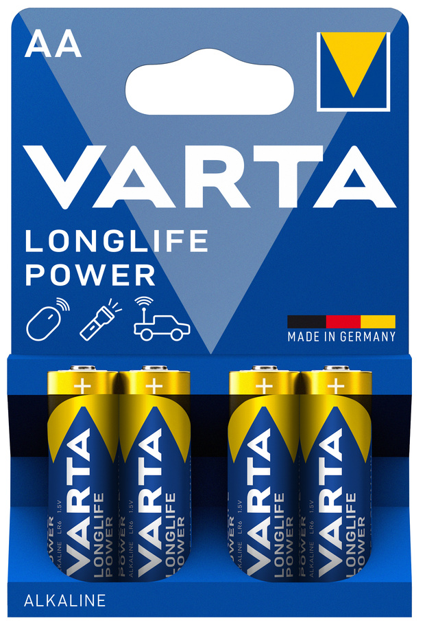 Varta AA/LR06 1,5V Longlife Power 4-pack