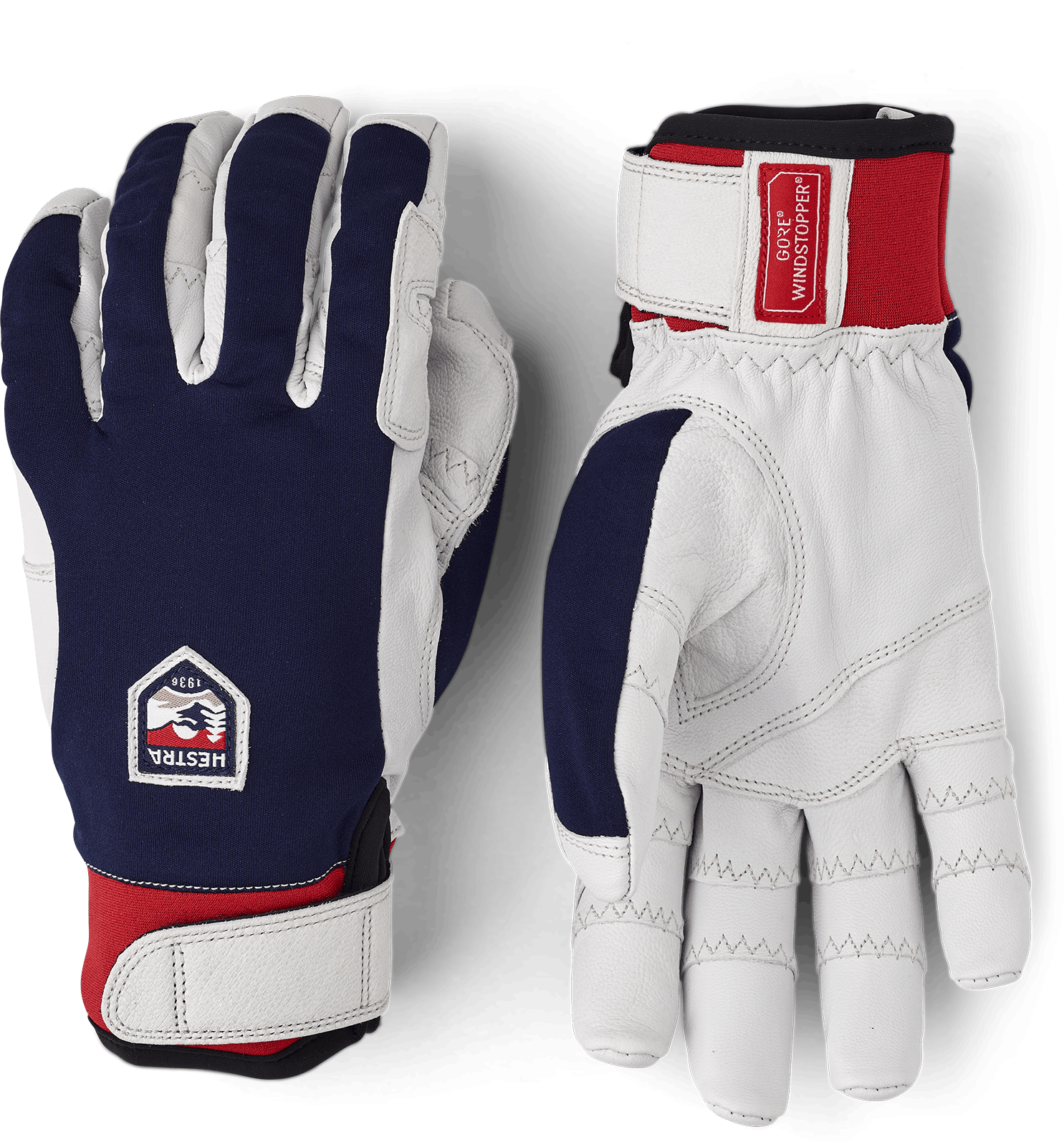 Hestra Ergo Grip Active Handskar Marin/Offwhite