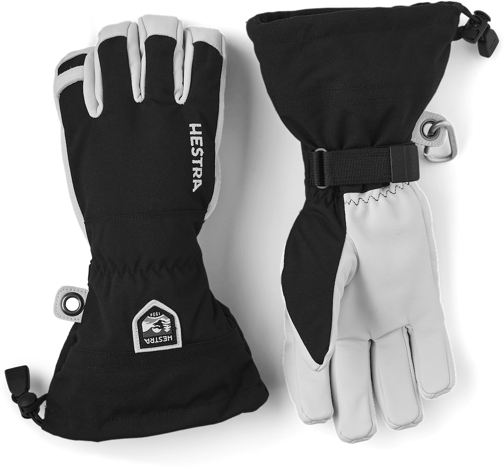 Hestra Army Leather Heli Ski 5-finger Handskar