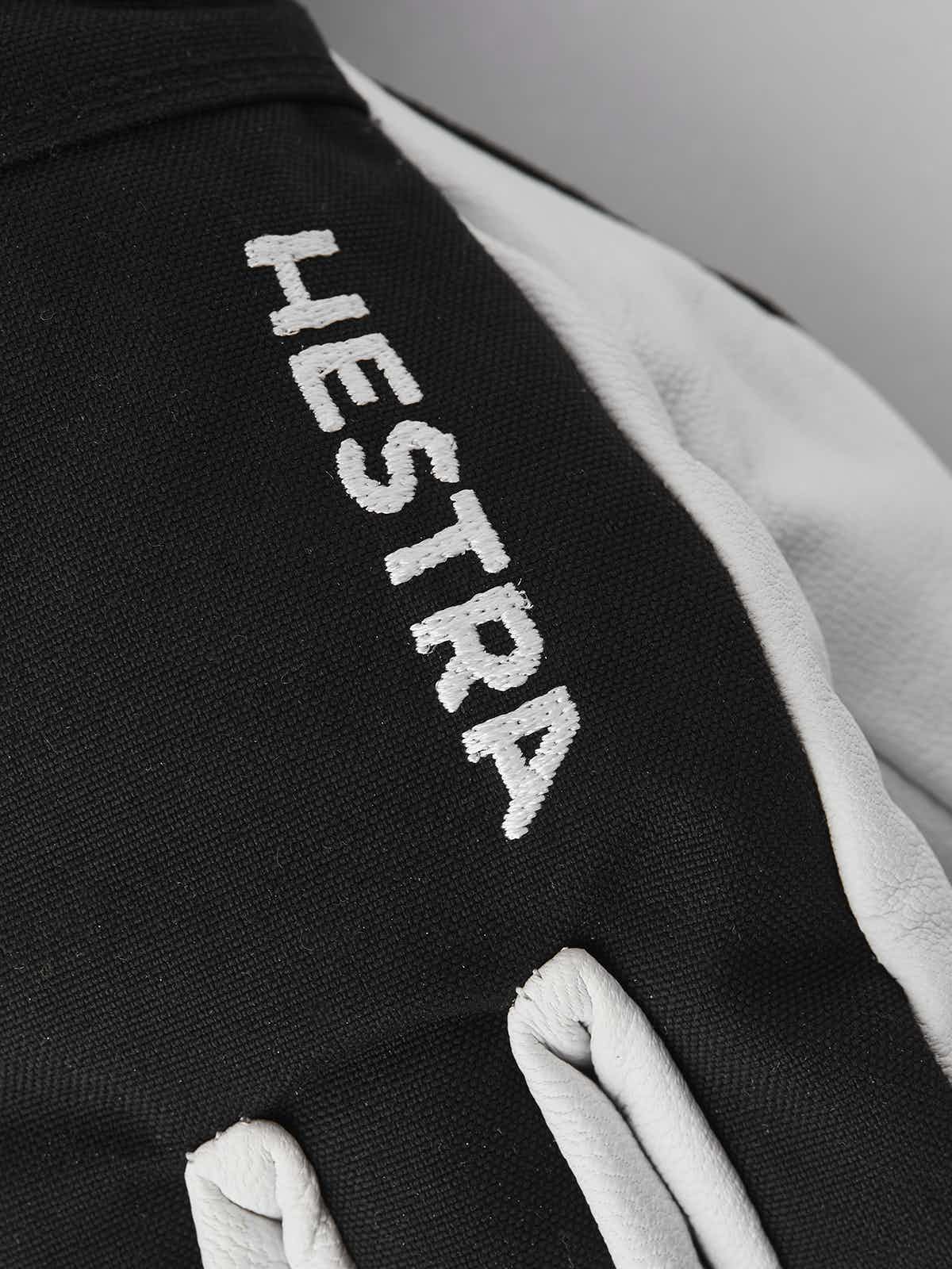 Hestra Army Leather Heli Ski Jr Svart 5-finger Handskar - 4