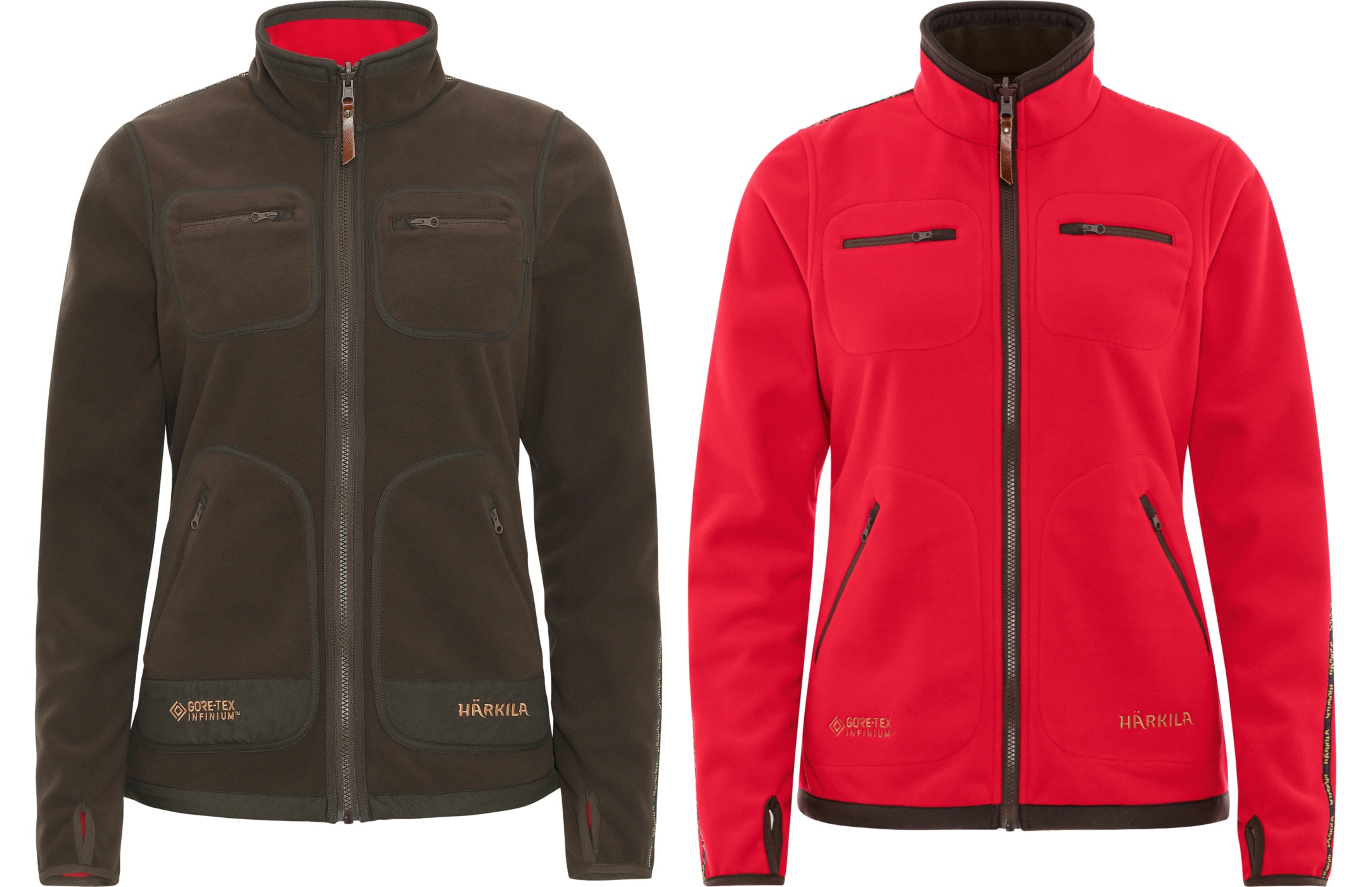 Härkila Kamko Fleece Women Brown/red - 4
