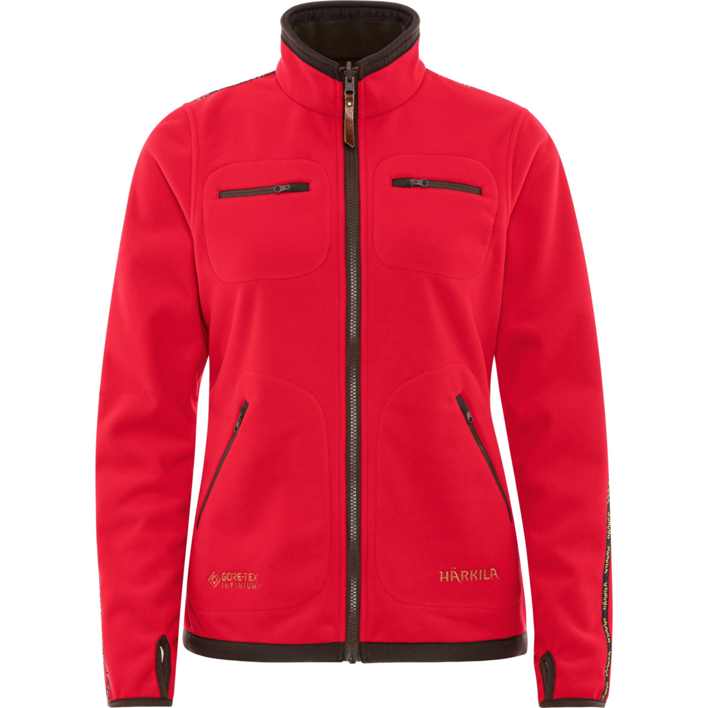 Härkila Kamko Fleece Women Brown/red - 2