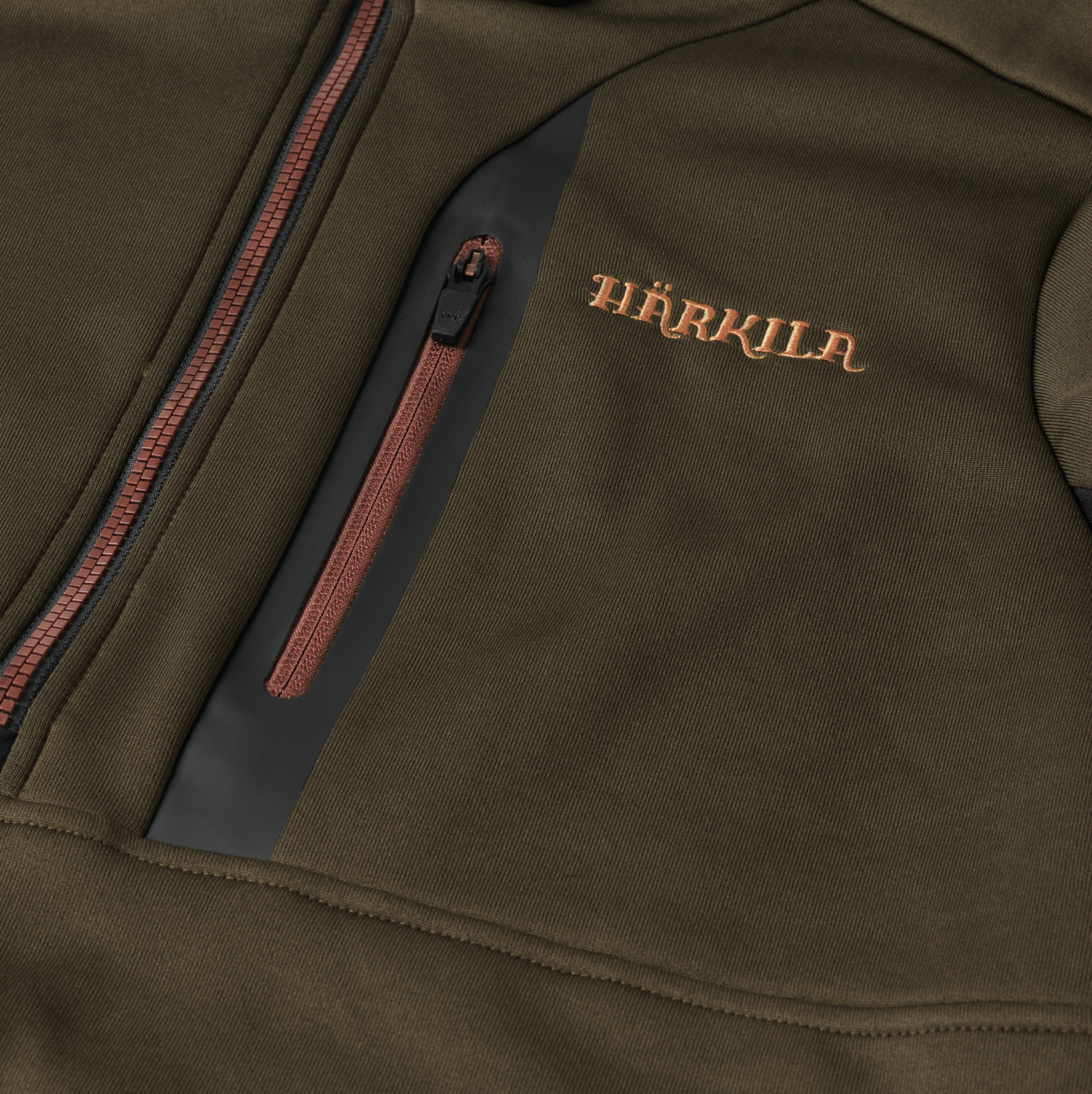 Härkila Tidan Hybrid half zip fleece jacka - 5