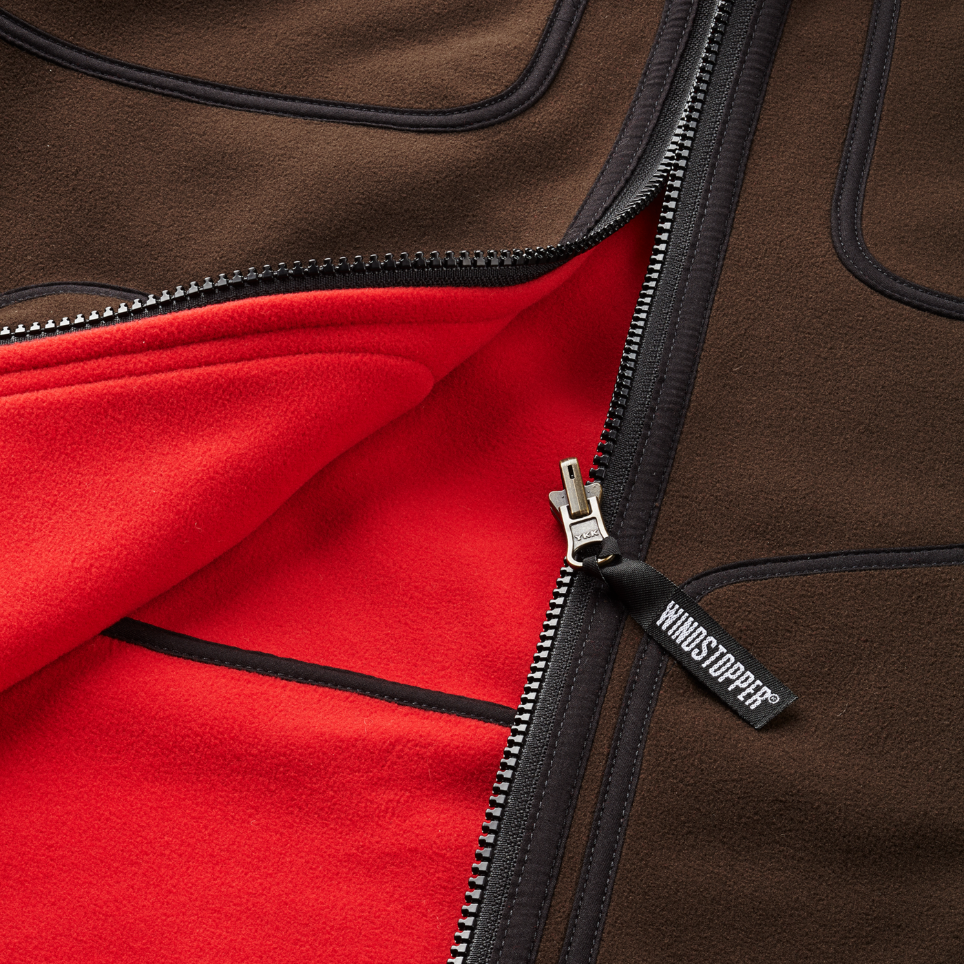 Härkila Kamko Fleece Brown/red - 3