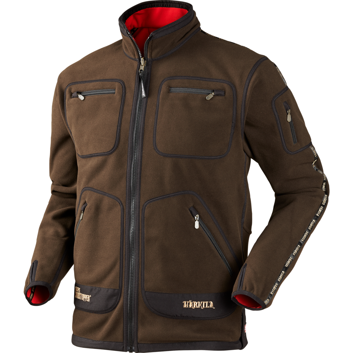 Härkila Kamko Fleece Brown/red