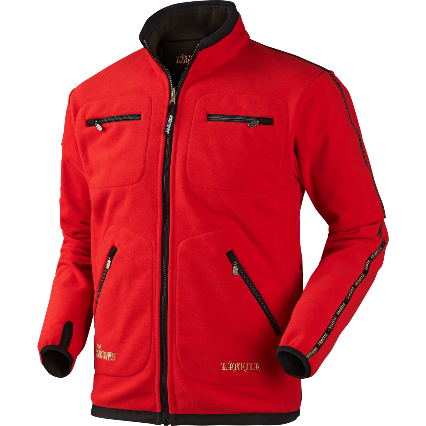 Härkila Kamko Fleece Brown/red - 2