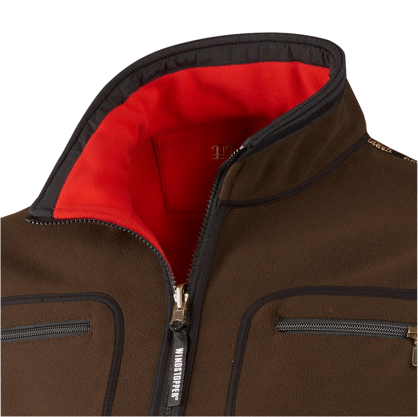 Härkila Kamko Fleece Brown/red - 4