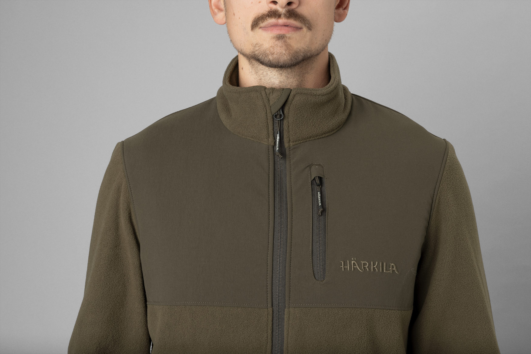 Härkila Fjell Fleecejacka Light willow green - 4