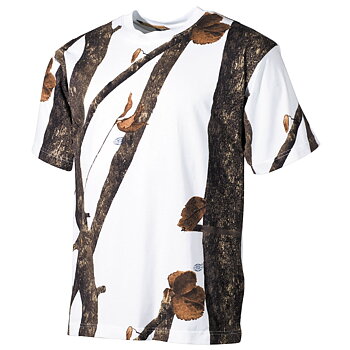 T-Shirt Snö/Vinterkamouflage
