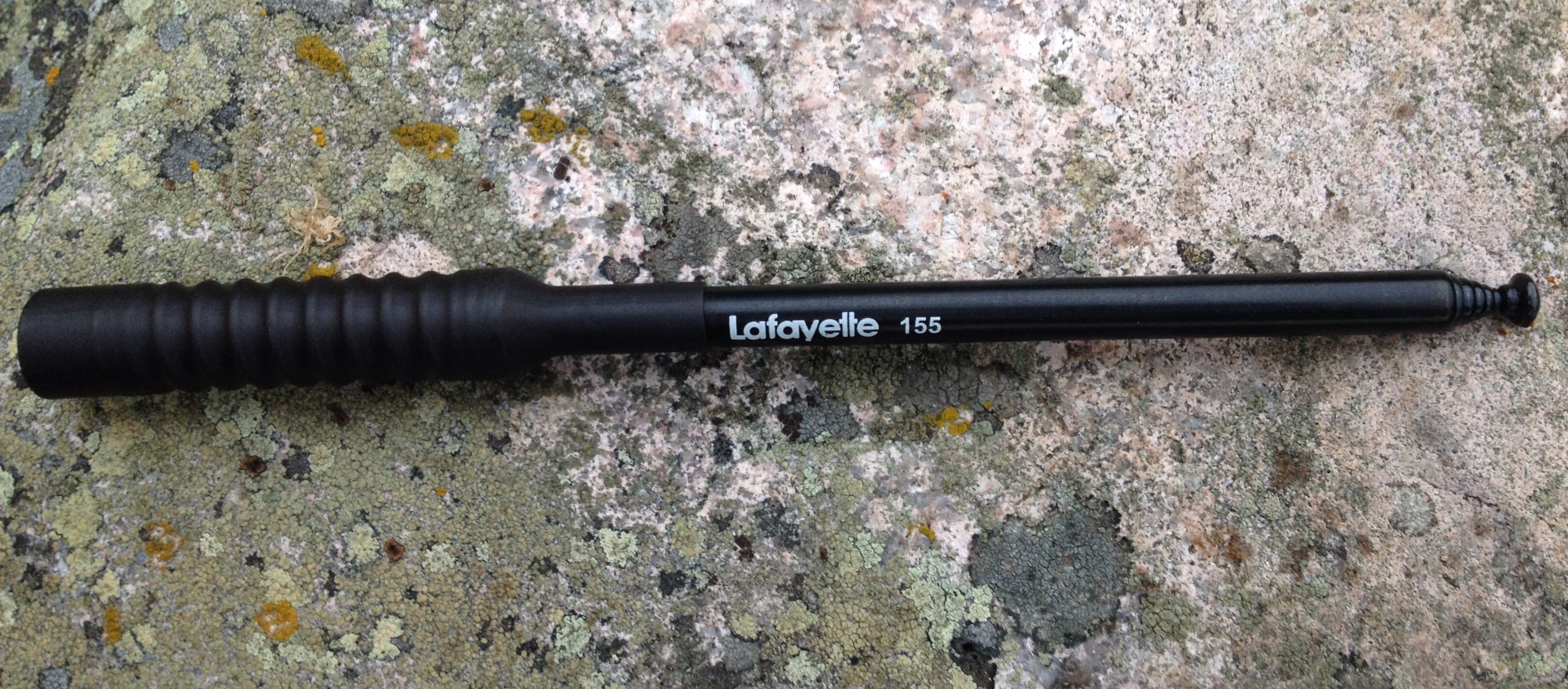 Lafayette Svart Teleskopantenn 155MHz SMA-hane - 2