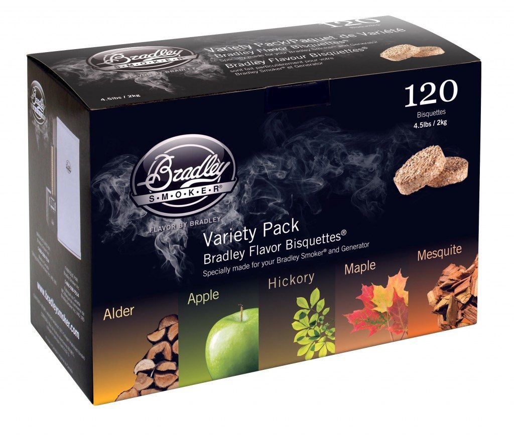 Bradley Rökbriketter Fem Smaker 120-pack - 2