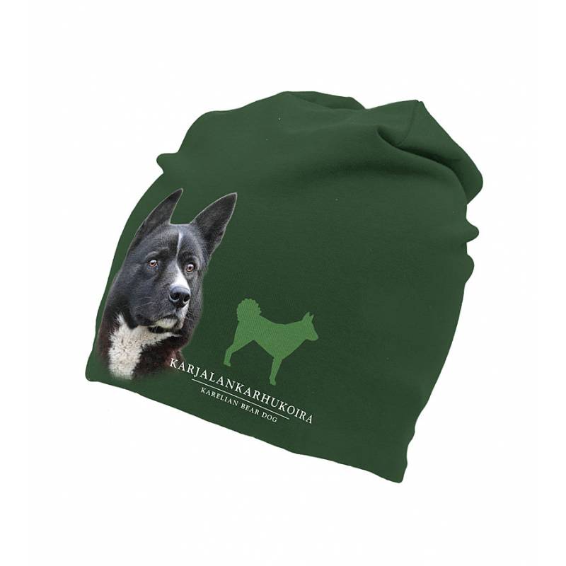 Mössa Karelsk Björnhund Grön