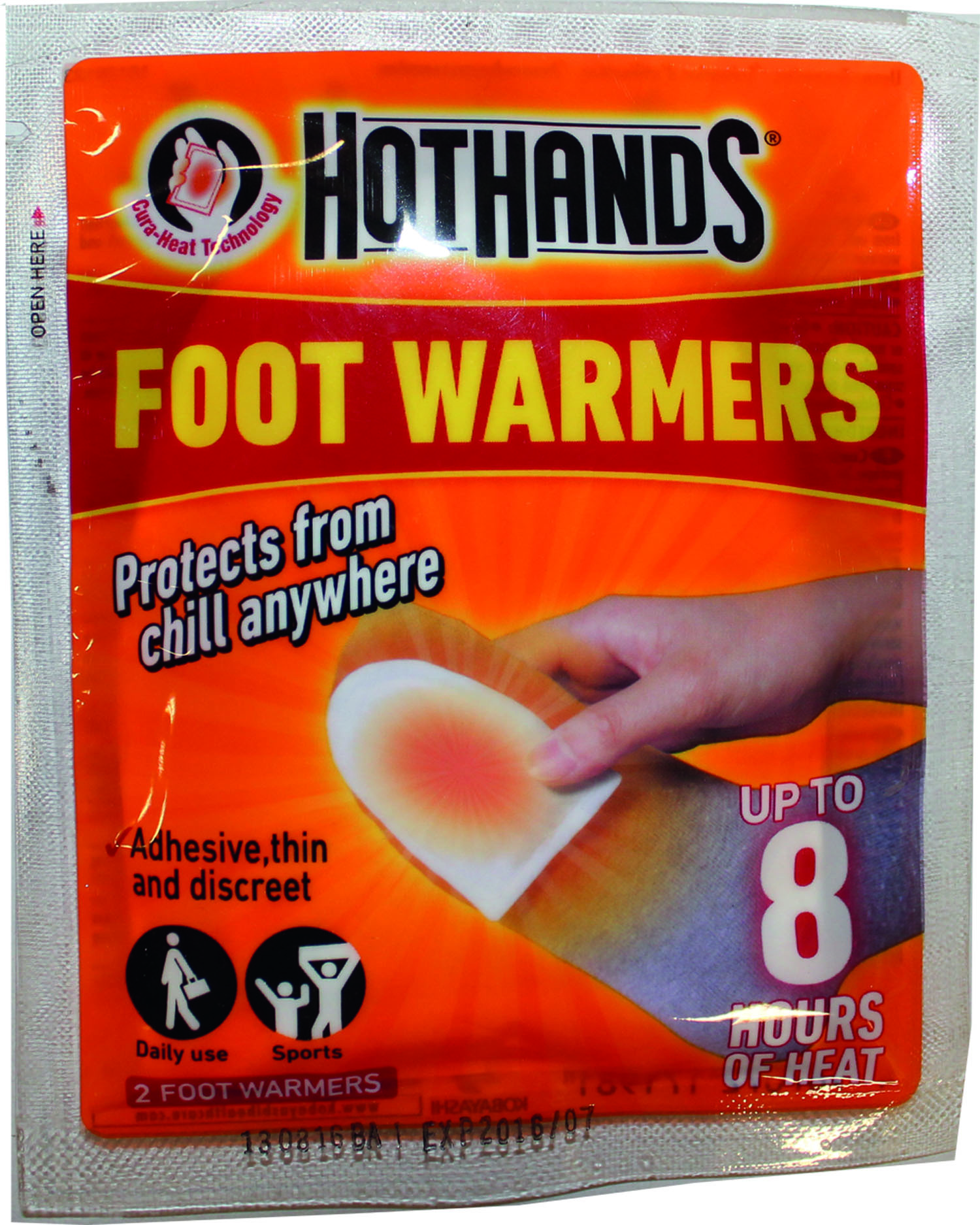 HotHands Fotvärmare 8h 2-pack