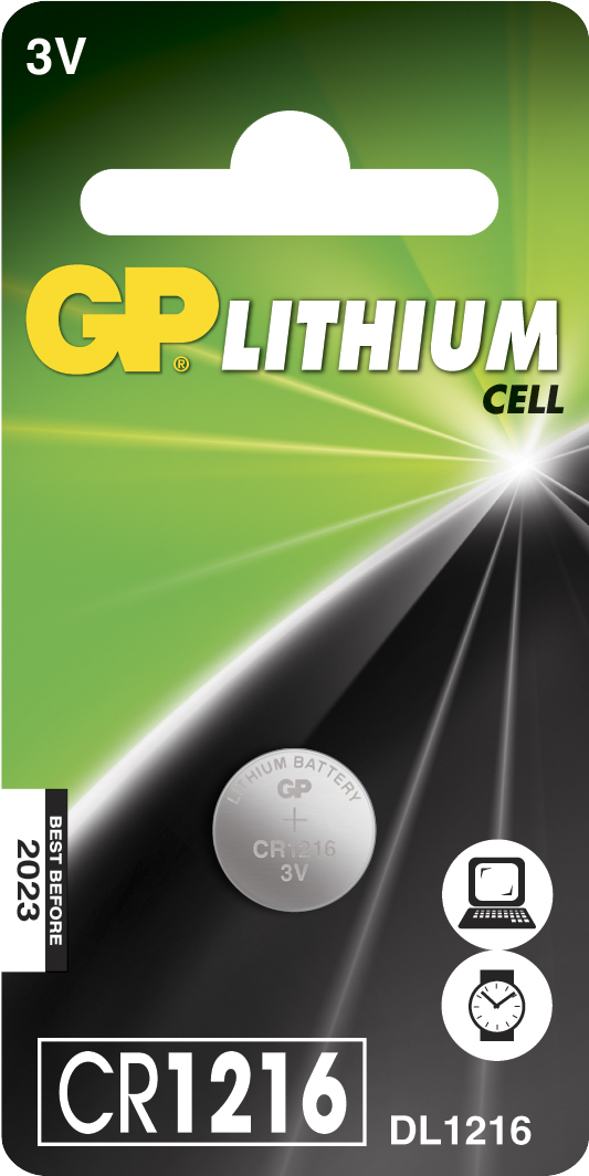 GP CR1216 Batteri - 2
