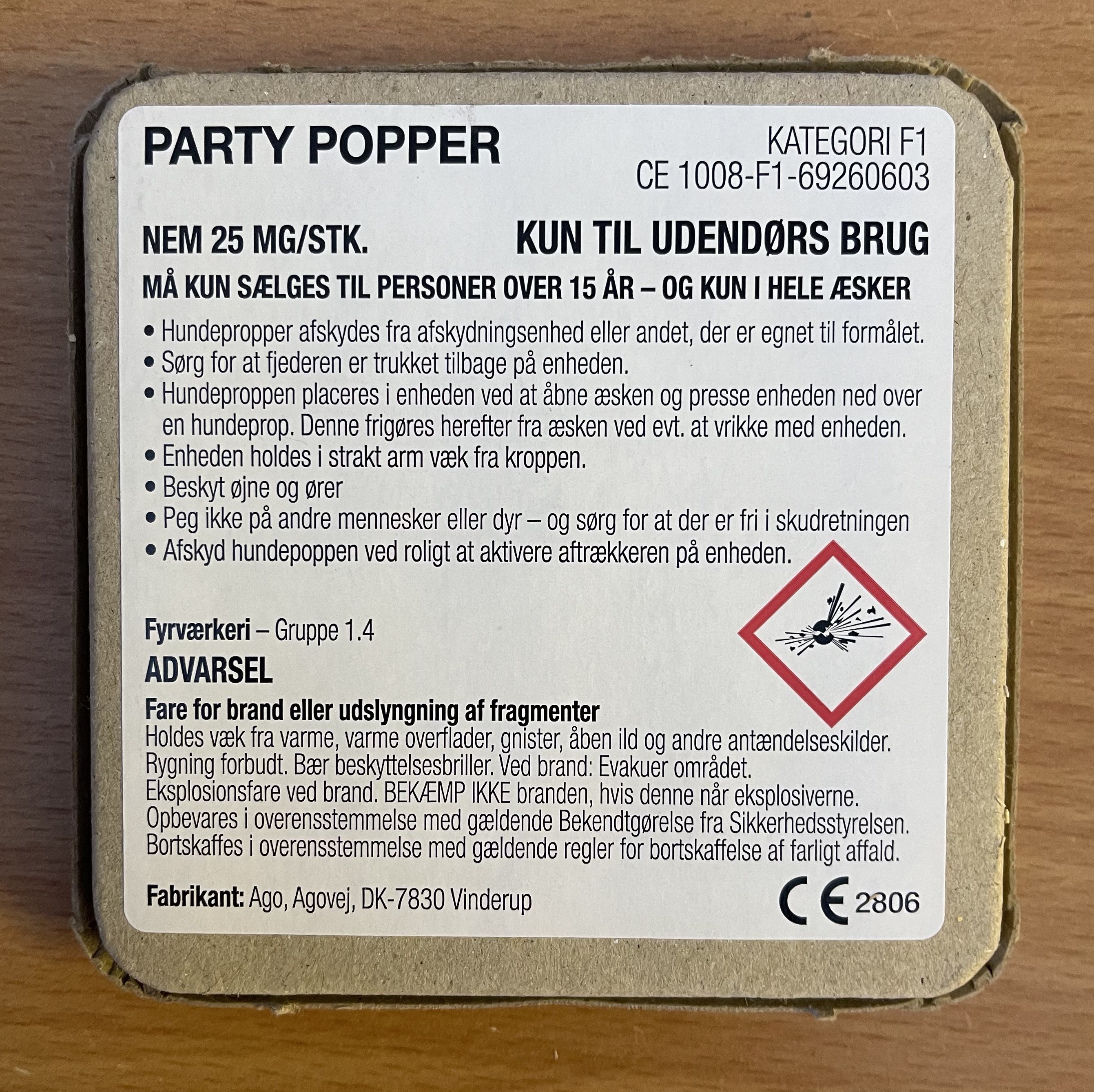 Knallkork 25st - 2
