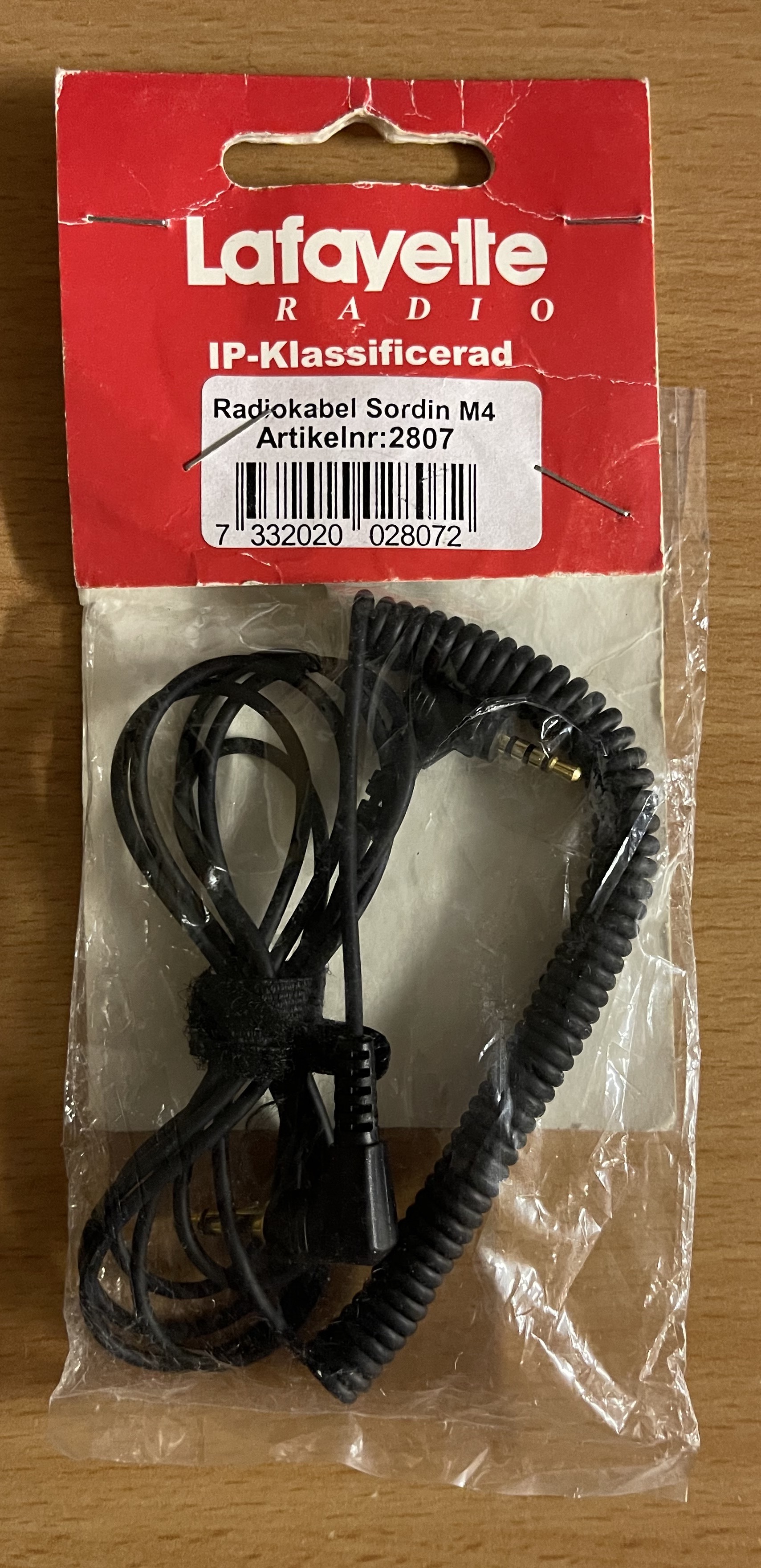 Lafayette Radiokabel Sordin M4 gammal variant