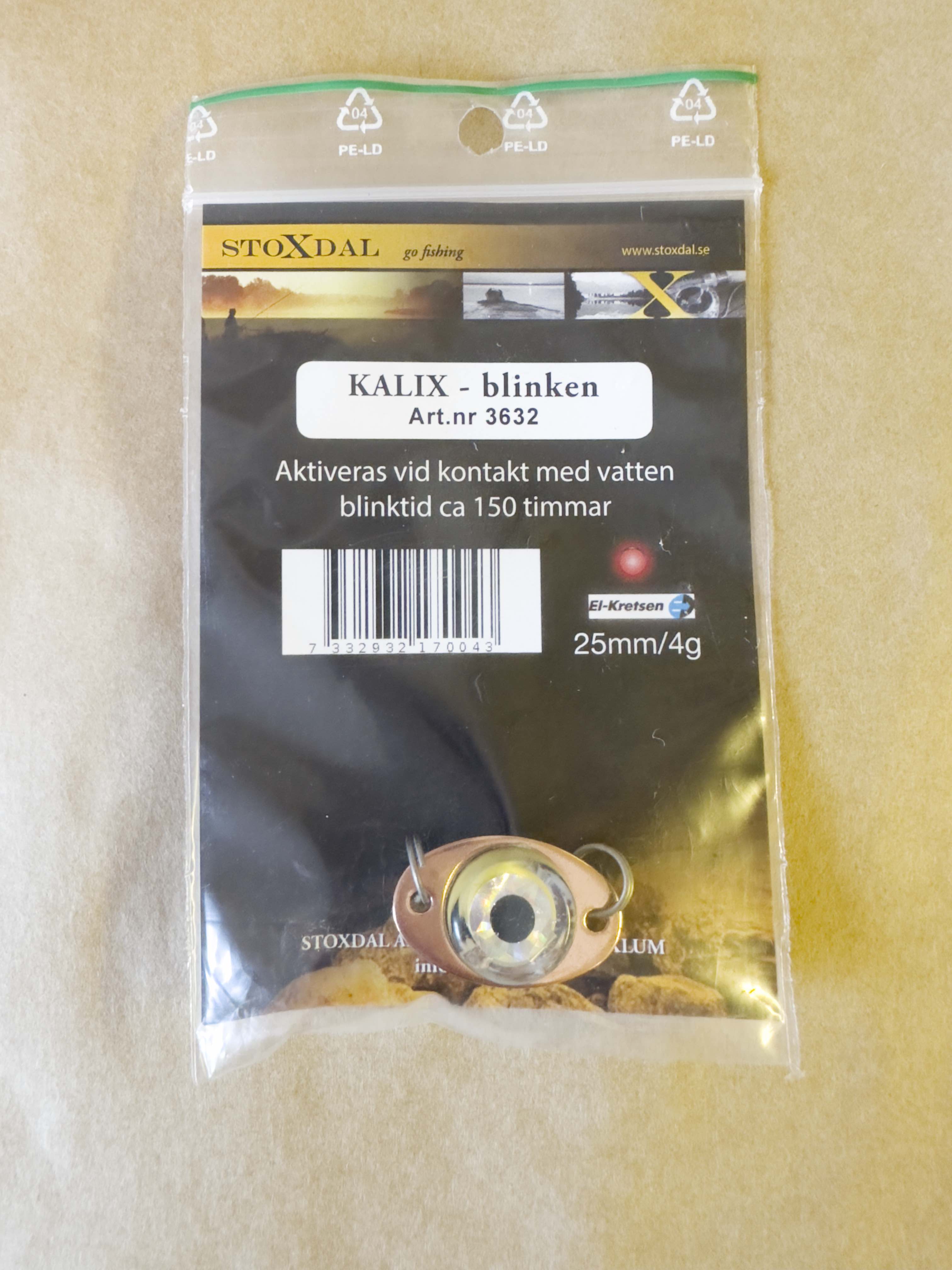 Stoxdal Kalix Blinken Röd 4g 25mm