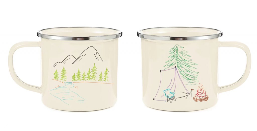 Emaljmugg Outdoor 450ml