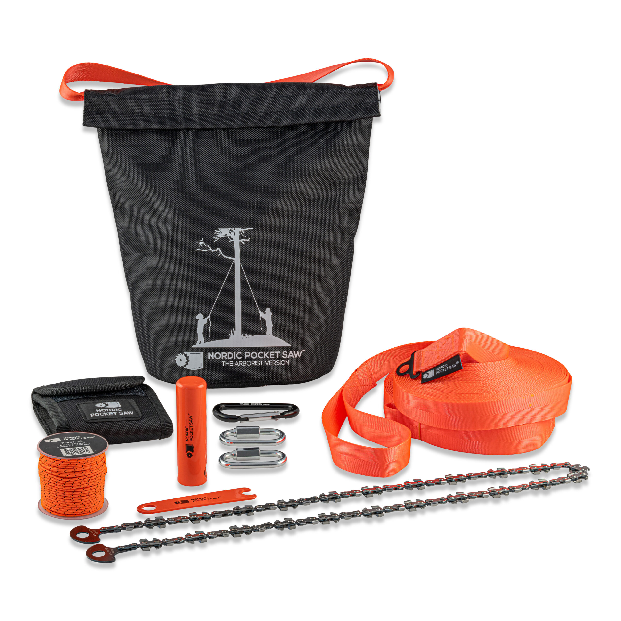 Nordic Pocket Saw Arborist V.2 Orange/black
