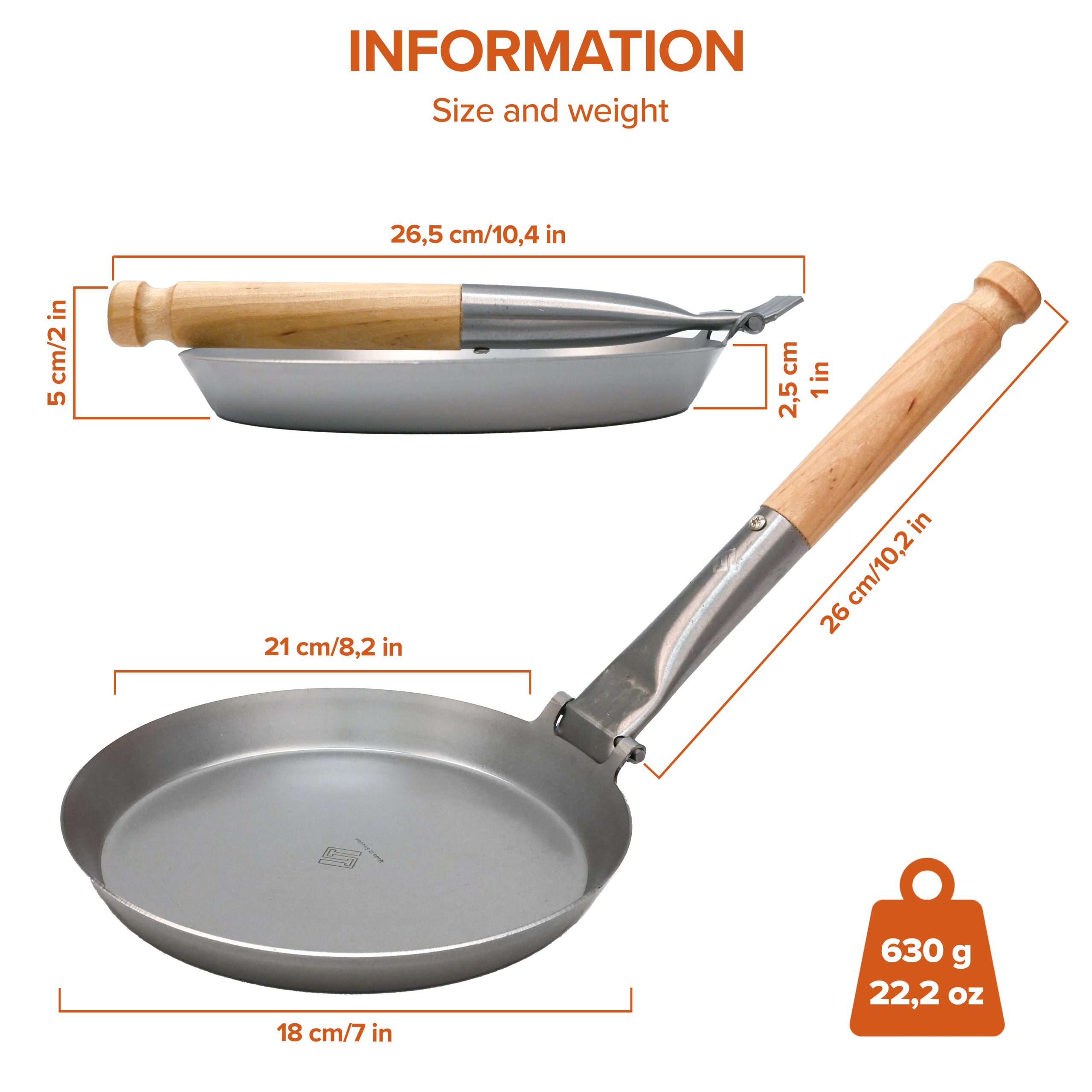 Stabilotherm Jägarstekpanna Original S3 21cm - 2