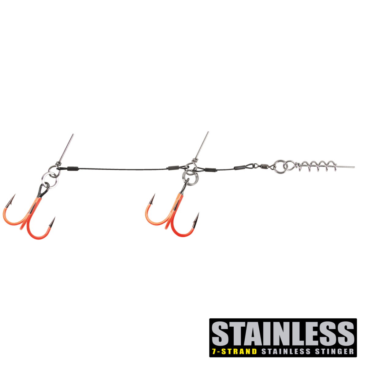 CWC Pro UV Orange Stinger SS 100lb Original Tandem 2/0