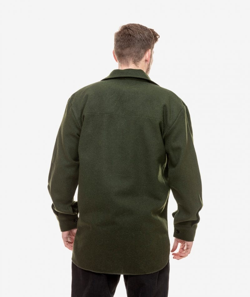 Swanndri Ranger Bush Shirt Olivgrön - 2