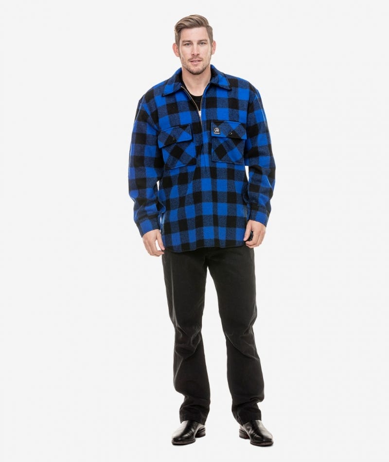 Swanndri Ranger Bush Shirt Blå/svart