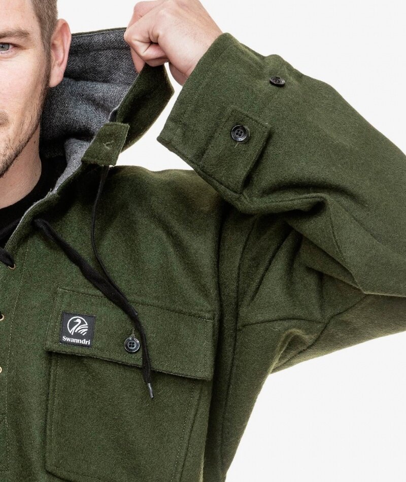 Swanndri Original Bush Shirt Olivgrön - 5
