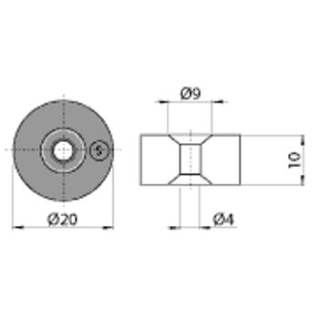 Magnet Ø20x10mm