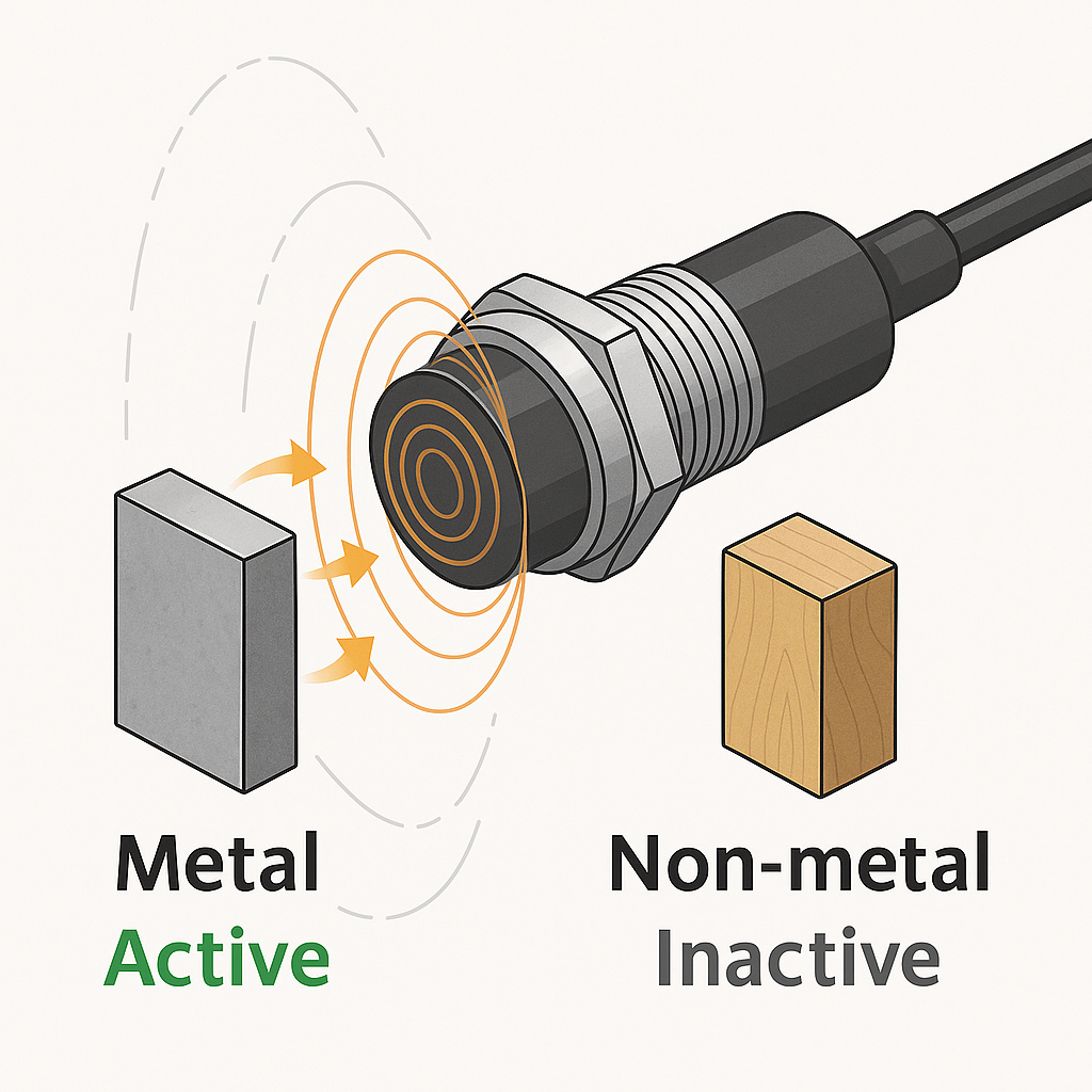Induktiv givare illustration