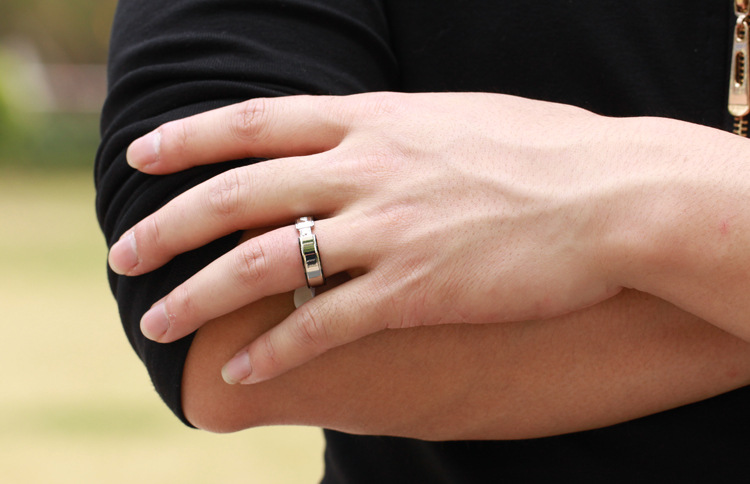 Ring - My Love - Parringar Roséguld Svart med Cubic Zirconia - 4
