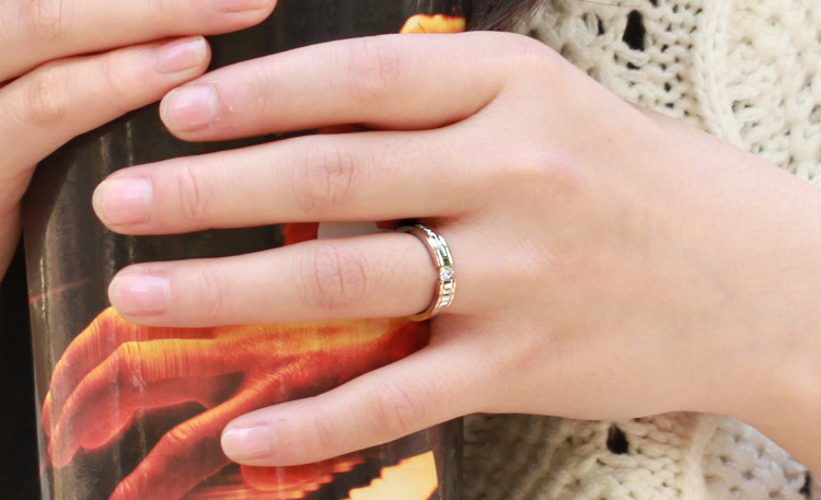 Ring - My Love - Parringar Roséguld Svart med Cubic Zirconia - 3