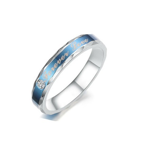 Ring - Forever Love Blue Edition - Alliance ringe Par ringe - 4