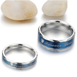 Ring - Forever Love Blue Edition - Alliance ringe Par ringe - 5