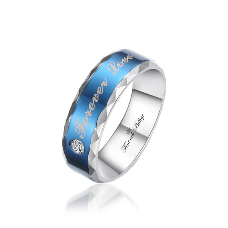 Ring - Forever Love Blue Edition - Alliance ringe Par ringe - 3