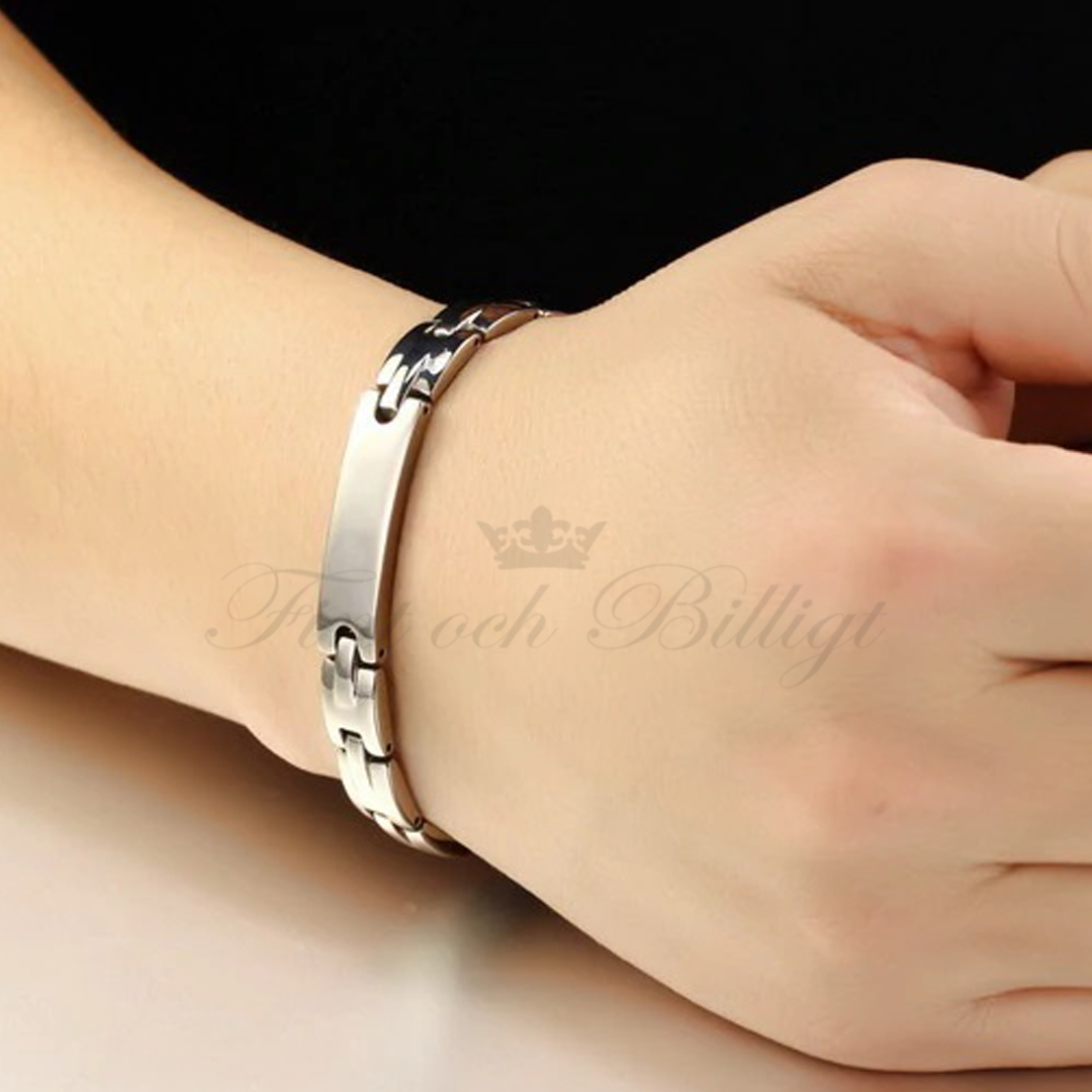Magnetarmband - 316L Stål 8.5mm*205mm - Next Level Energy Big - 9