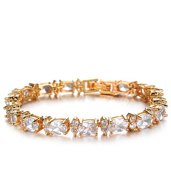 Tennisarmband Exquisite In Love - 18k Guldpläterad AAA Zircon