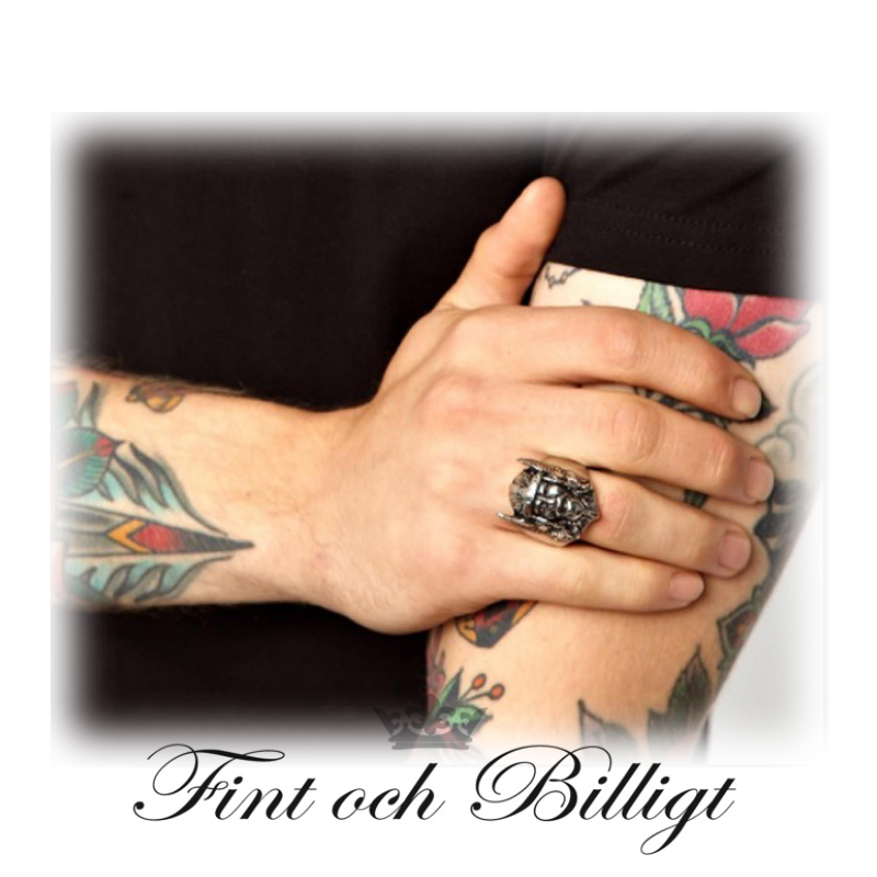Punk ring - Viking Ring 316L Steel - Viking Warrior - 6