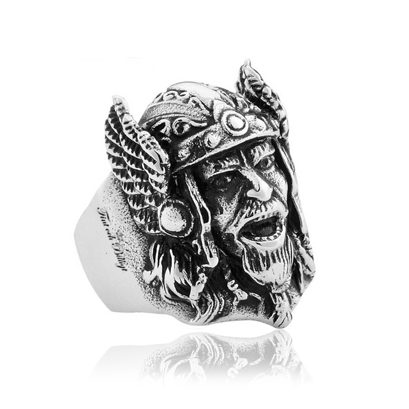 Punk ring - Viking Ring 316L Steel - Viking Warrior - 2