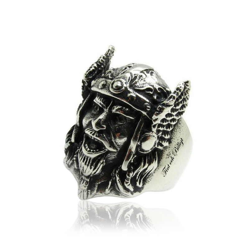 Punk ring - Viking Ring 316L Steel - Viking Warrior - 3