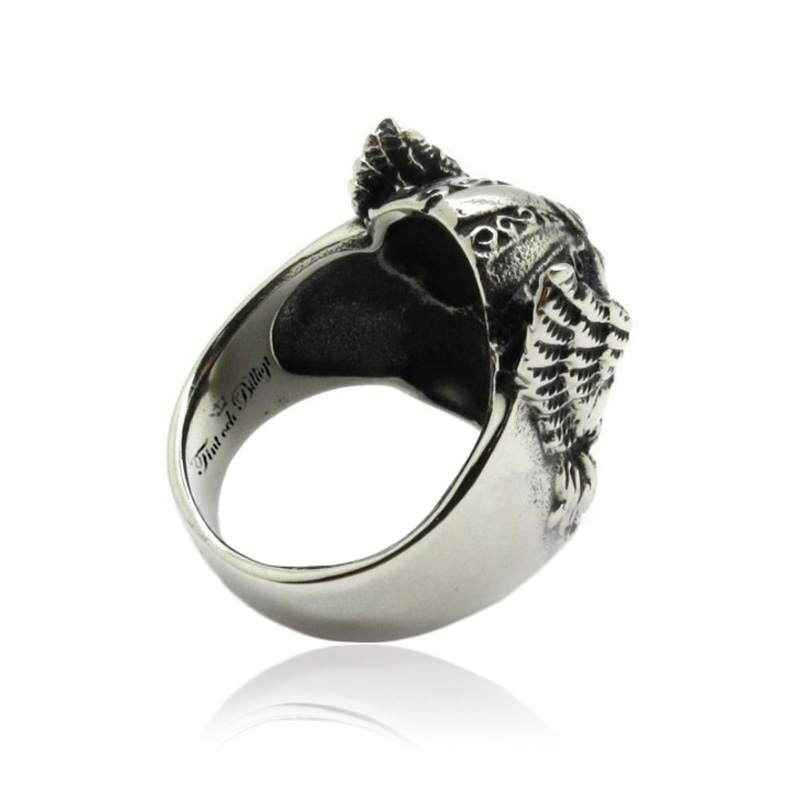 Punk ring - Viking Ring 316L Steel - Viking Warrior - 5