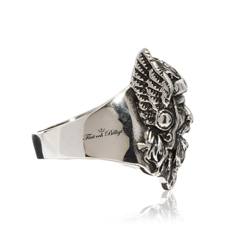 Punk ring - Viking Ring 316L Steel - Viking Warrior - 4