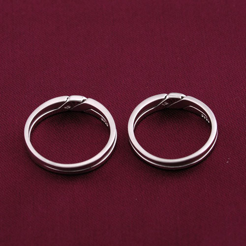 Silverring Allians - 925s  Silver Stilig Allians Ring - 4