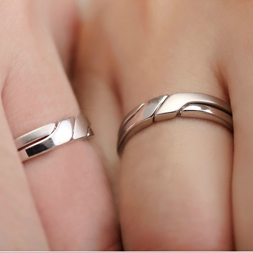 Silverring Allians - 925s  Silver Stilig Allians Ring - 5