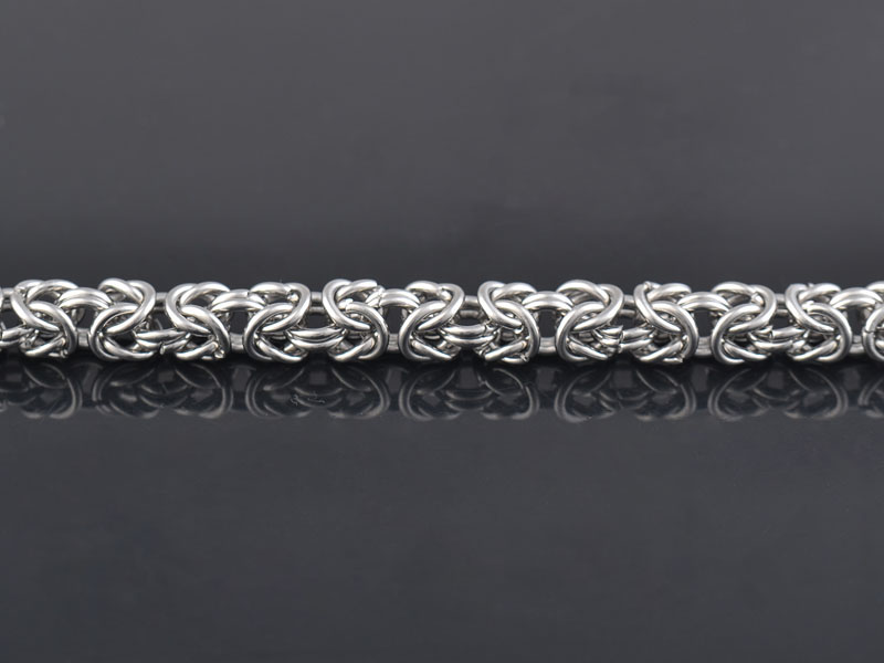Kings Link - Byzantine Chain Necklace 6 mm in Premium Stainless Steel - 4