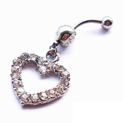 *Heart* Navel Piercing - 3