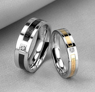 Loyal and Steadfast - Parringe i 316L med Cubic Zirconia - 2